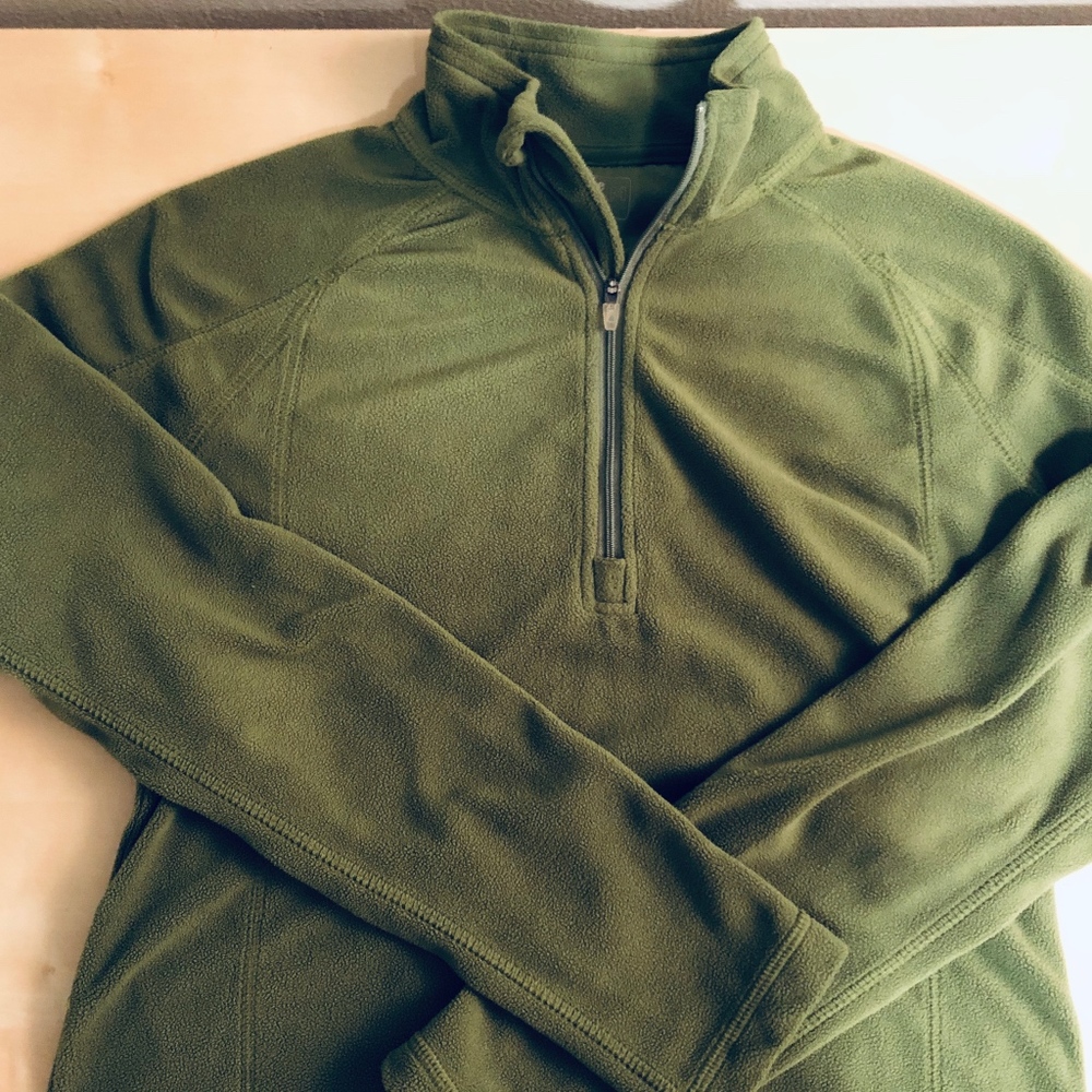 Alpine Design Zip Front Green Fleece M